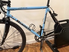 Bianchi Virata frameset 55cm Kandy blue steel and carbon 700c road bike 2004 picture