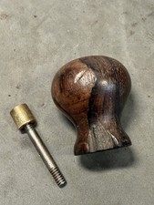 Antique Stanley Bailey Bedrock Rosewood Plane Low Knob No 4 Chip Hardware VTG picture