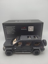 KENGFai KF052-1 1:18 Scale George Patton Black Armored SUV Diecast Collectible picture