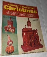 Vintage 1968 Fawcett Pub. Things to Make for Christmas Magazine Ideas Disney AD picture