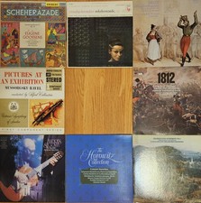 Classical Vinyl LP Lot of 8 Horowitz Segovia Ormandy Liszt RCA Columbia Stereo picture