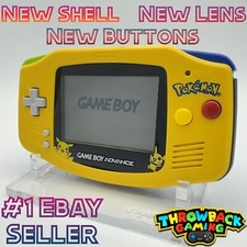 Nintendo Gameboy Advance Pikachu Pokemon Console Yellow Special NEW SHELL & LENS picture