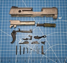TAURUS PT-111 PRO MILLENNIUM 9MM    SLIDE, BARREL, PINS, SPRINGS, AND TRIGGER picture