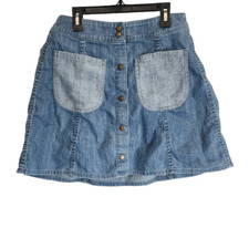 Wildfox Frankie Denim Mini Skirt Size M D20 picture