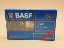 BASF Ferro Super I 60 Min HiFi Stereo Blank Audio Cassette Tape NEW SEALED picture