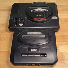 Lot Of Two SEGA Genesis Consoles  DEFECTIVE/FOR PARTS/REPAIR picture