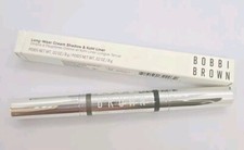 Bobbi Brown Cream Shadow PEWTER & Kohl Eye Liner BLACK. Full Size 2in1 New Boxed picture