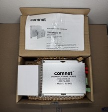 Comnet FDX60S2 RS232/422/485 2&4W Bi-directional Data Transceiver SM 2 Fiber New picture