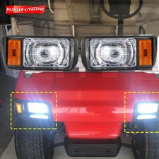 12V Left Right Golf Cart Headlights Kit Gas&Electrric For Club Car DS 1993-2021 picture