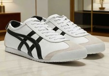 Onitsuka Tiger Mexico 66 1183A201 126 White, Black men's casual shoes picture