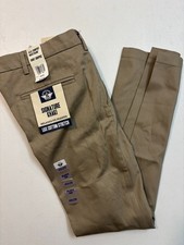 Dockers Men's 40x29 Signature Khaki Pleated Relaxed Fit Lux Cotton Stretch Pants picture