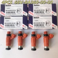 NEW 4X Fuel Injectors 115 HP Outboard Yamaha Bosch 68V-8A360-00-00 CDH210 picture