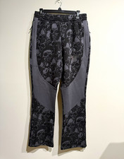 PUMA x La France Skull Print Fleece Sweatpants Drawstring Pockets M picture