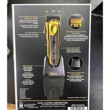 8148-700 NEW Professional 5 Star Gold Cordless Magic Clip Hair Clipper picture