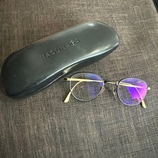 MASUNAGA Glasses Since 1905 RADIO CITY 47□21-145 Eyeglasses Women's Pre-Owned JP picture