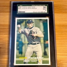 Topps 2006 Heritage Justin Verlander Detroit Tigers Rookie #461 MLB Baseball picture