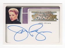 Jeri Ryan as Seven of Nine Complete STAR TREK Voyager Autograph Card Auto CA1 picture