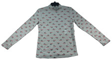 Karen Scott Holiday Shirt Womens size Medium Gray Christmas Tree Print New picture