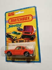 1977 Matchbox Lesney Superfast No.45 BMW 3.0 CSL W/Shelf Wear, Creases, & Dings picture