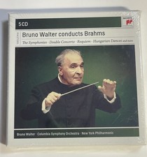 Bruno Walter Conducts Brahms 5 Cd SEALED Columbia Symphony Concerto Orchestra picture