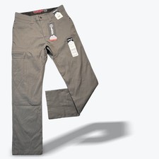 Wrangler ATG Pants Cliffside Utility Mens 32x32 Gray Nylon Stretch picture