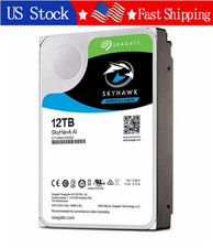 New Seagate ST12000VE0008 SkyHawk AI 12TB 7200RPM SATA 6.0GB/s 256MB 3.5