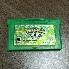 Authentic Pokémon LeafGreen- Nintendo Game Boy Advance Excellent label picture