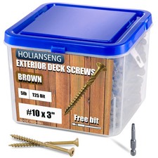 Deck Screws 3 Inch 10 x 3'' Rust Resistant T25 Bit 5lb picture