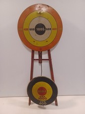 Marx Tin Litho Toy Swinging Double Bullseye Game  picture