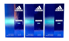 Adidas Moves for Him 1.6 oz Eau de Toilette Spray -New 100% Authentic- Pack of 3 picture
