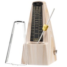 LEKATO Mechanical Metronome Vintage Music Timer Copper Tempo Piano Guitar US picture