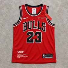 Off-White x Nike Michael Jordan Jersey Red Size M Pre-Owned picture