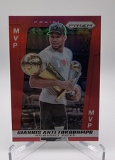 2024-25 Panini Prizm Deca - MVP Award Winner Giannis Antetokounmpo Red Prizm/199 picture