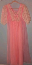 Vintage Peignoir Set, Late 1950s-early 1960s. Never Used, Still In Box. Sz Lg.  picture