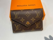 Louis Vuitton Monogram Portefeuille Victorine Trifold Wallet Brown W/Box picture