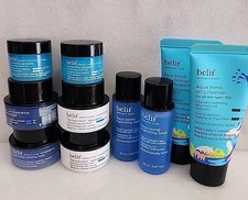 SET OF 10 belif -Sleeping Mask, True Cream,  Toner, Moisturizing Eye Bomb-Wash picture