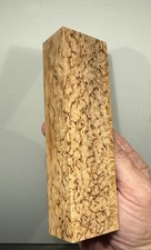 Stabilized K&G Masur Birch knife  block   5.85 x  1.75 x 1.20     (197) picture