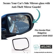 Anti-Theft Side View Mirror Guards fit Honda Pilot/Ridgeline/passport 2016-2022 picture