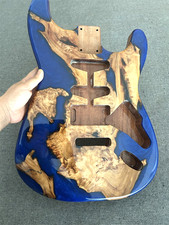 AAAAA unique mahogany electric guitar body surface and epoxy resin luster picture