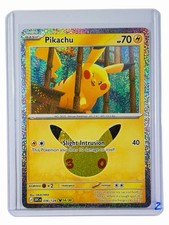 Pokemon TCG Pikachu 036/128 (14/30) 30th Celebration Rare Holo Near Mint picture