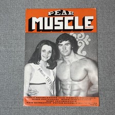 Rare Final Issue Peak Muscle Maker Magazine Bodybuilding Vintage Franco Columbu picture