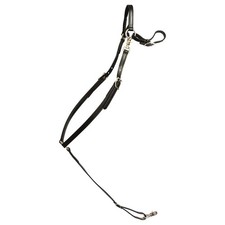 Horse size- READY MADE - Black ENGLISH Breast Collar Made from Beta Biothane picture