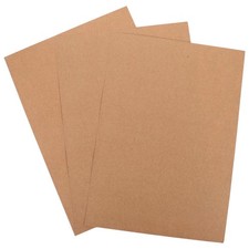 Khaki Kraft Paper Cardboard Sheets 50Pcs Durable for Home Crafting Projects picture
