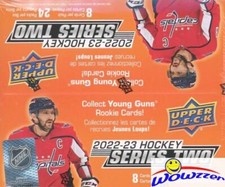 2022/23 Upper Deck Series 2 Hockey MASSIVE 24 Pack Retail Box-6 YOUNG GUNS RCS picture