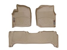 WeatherTech FloorLiner for 1998-2007 Toyota Land Cruiser - 1st & 2nd Row, Tan picture
