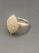 JWBR Affinity Diamond Sterling Silver 925 Ring QVC Size 9 Sparkling picture