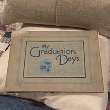 Vintage My Graduation Days Scrapbook By Elizabeth Colborne Cornell University  picture