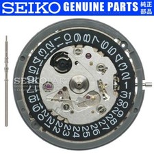 SEIKO (SII) NH35 NH35A AUTOMATIC WATCH MOVEMENT W/ BLACK DATE DISC AT 3 O'CLOCK picture