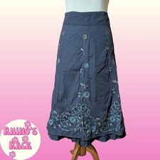 Butterfly by Matthew Williamson blue maxi skirt picture
