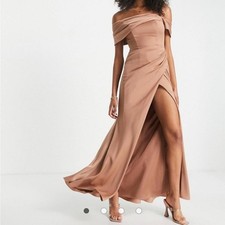 Asos edition bardot strapless dress picture